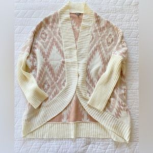 Southwest cocoon dolman cardigan